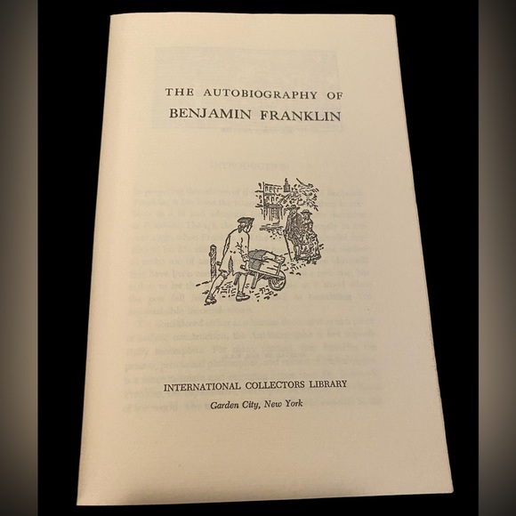 THE AUTO-BIOGRAPHY OF BENJAMIN FRANKLIN (1923, International Collectors Library) - Picture 4 of 4
